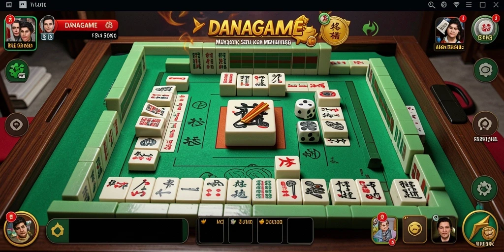 Tampilan menarik dari gameplay Mahjong yang seru dan mengasyikkan.