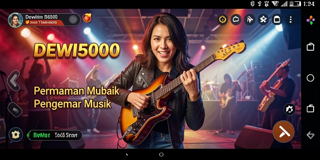 Tampilan gameplay DEWI5000 yang menarik dan interaktif.