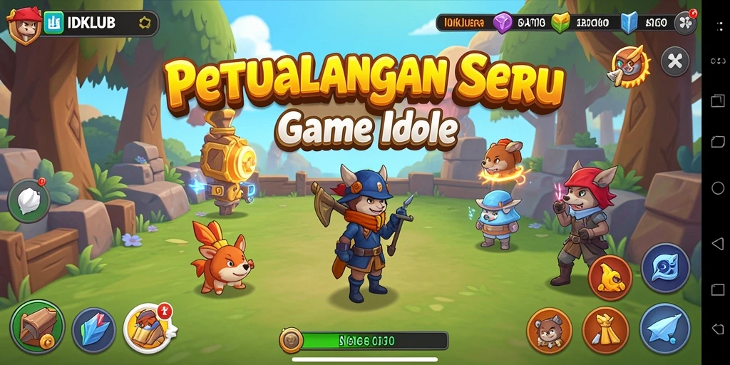Tampilan gameplay IDKLUB yang menarik dan interaktif.