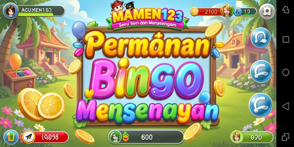 Tampilan gameplay Bingo yang seru di MAMEN123.