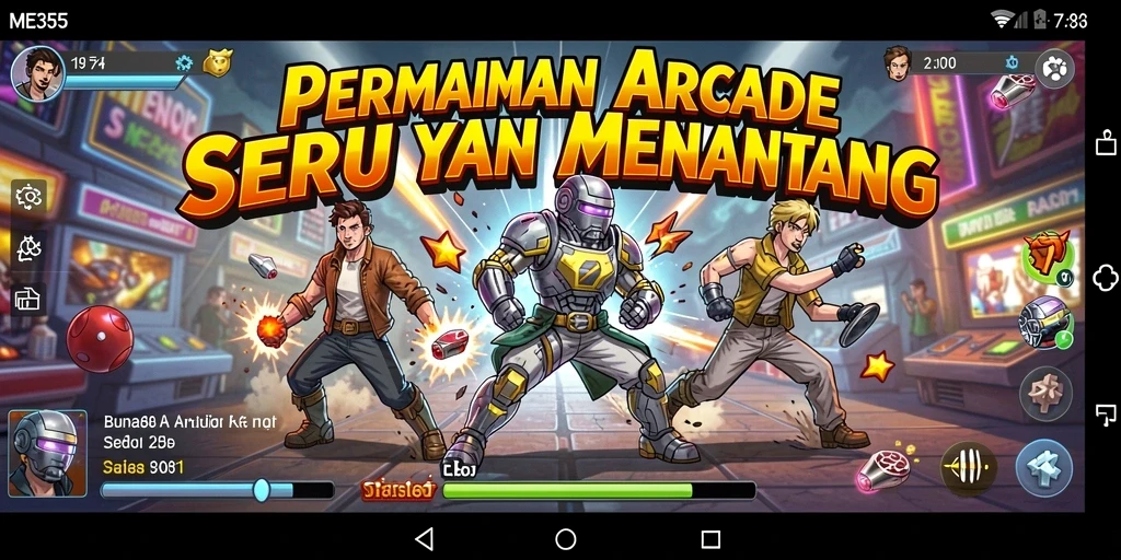Gameplay ME355 yang mendebarkan dan visual menawan.
