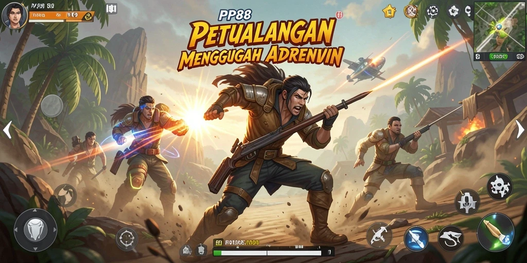 Screenshot utama memperlihatkan aksi mendebarkan dalam game PP88.
