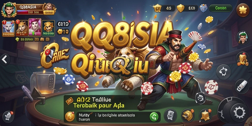 Tampilan gameplay QiuQiu yang seru di QQ88ASIA.