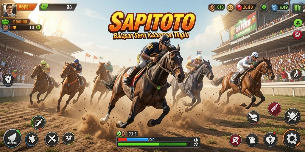 Tampilan memukau dari balapan di SAPITOTO.