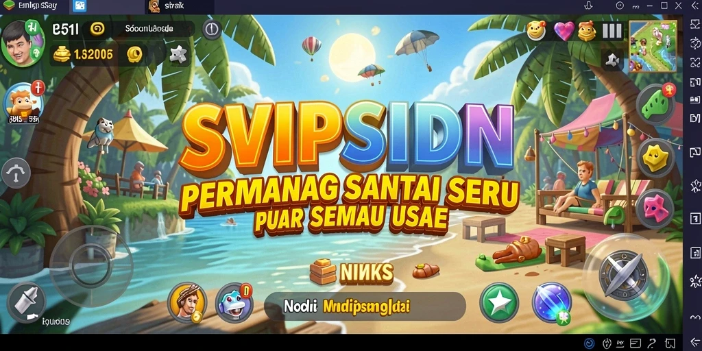 Tampilan gameplay SVIPSIDN yang menarik dan penuh warna.