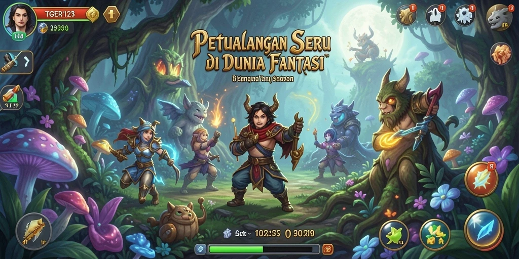 Gameplay menakjubkan TGER123 dalam sebuah screenshot.