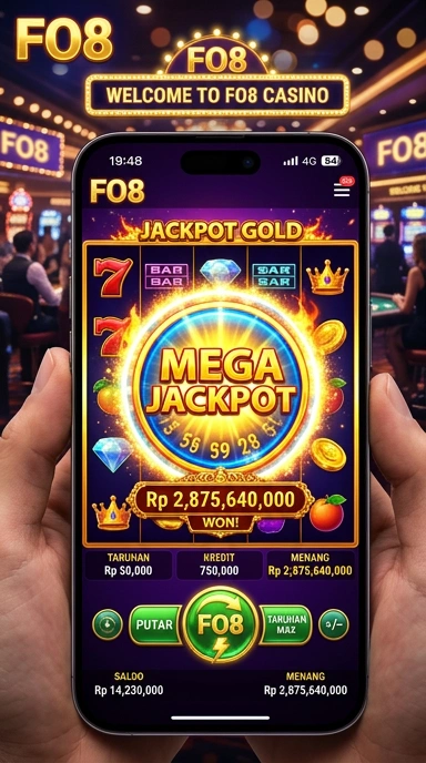 Tampilan antarmuka pengguna dari aplikasi fo8.